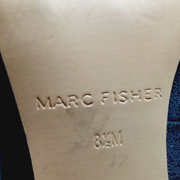 Mark Fisher Delta-R black rhinestone heels - Picture 8 of 8